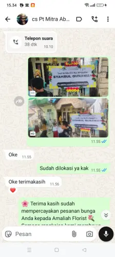 Testimonial Papan Bunga citumenggung